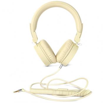 Fresh 'n Rebel Caps Headphones, Cuffie On-Ear con cavo, Richiudibili, Microfono e Comandi Smartphone/Android/iOS/Laptop/PC/MP3, Giallo Buttercup