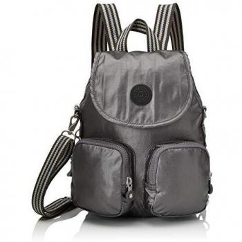 Kipling Firefly Up, Mochila para Mujer, Negro (Carbon Metallic), 22x31x14 cm