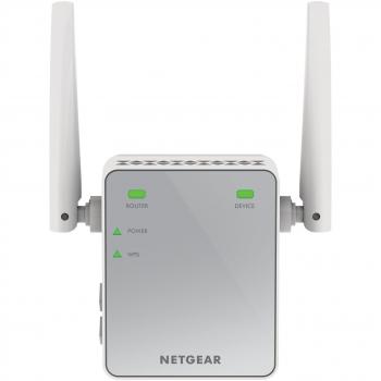Amplificatore Wi-Fi Netgear EX2700, 300 Mbps, Bianco/Argento