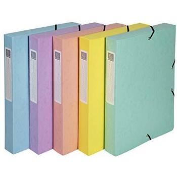 Caja de colección Exacompta Aquarel, DIN A4, 40 mm, colores surtidos