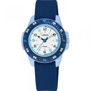 Reloj Lorus Infantil 3 Agujas Azul Silicona