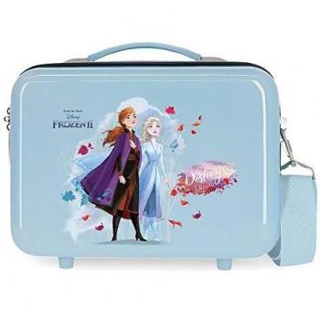 Disney Frozen Neceser Adaptable Azul 29x21x15 cms ABS