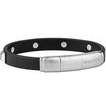 Pulsera Police para Hombre de Piel