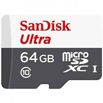 SanDisk Ultra 64GB microSDXC U1 Grigio