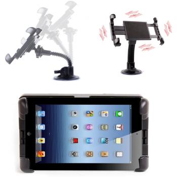 Kit di fissaggio per auto con supporto e ventosa compatibile con iPad Air e iPad 4