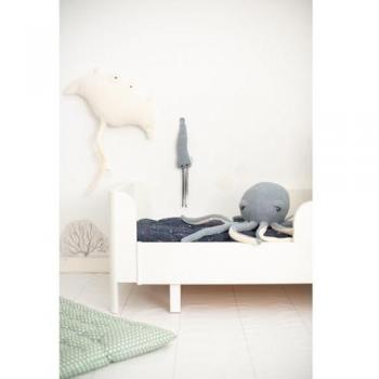 Peluche Crochetts OCÉANO Azul Blanco Mantarraya 3 Piezas