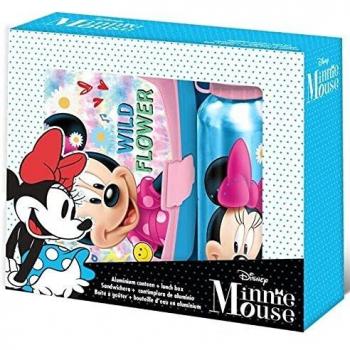 Set de fiambrera y botella Minnie Mouse