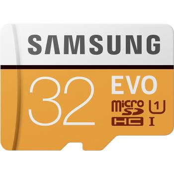 Samsung MB-MP32GA AM 32 GB Micro SDHC EVO Card con Adattatore