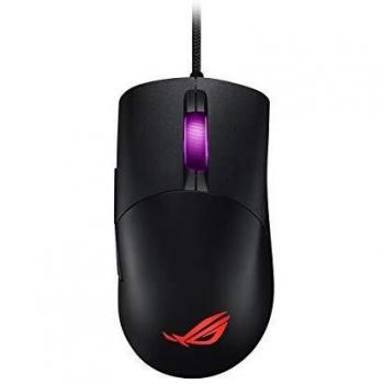 ASUS ROG Keris Mouse Gaming USB, Sensore Ottico 16.000 DPI, 7 Tasti Programmabili, Aura Sync RGB, Ergonomico, Tasti L/R in PBT, Socket Switch Push-Fit, Nero