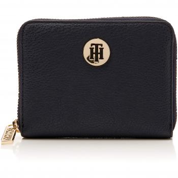 Tommy Hilfiger TH Core Comp Za Wallet, Carteras Mujer, Azul (Tommy Navy/Burgundy), 2x10x13 cm (B x H T)