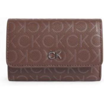 Billetera Triple CK Mujer 2024 Polímero Marrón