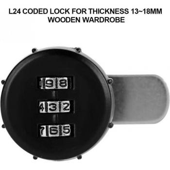 Cerradura inteligente con código de 3 dígitos