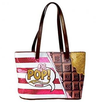 Bolso Tote Oh My Pop Chocolat 43x27cm Rosa