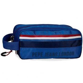 Pepe Jeans Overlap Carry All 3 Compartimentos Niños Carteras Azul