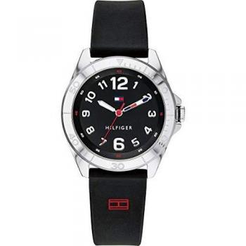 Reloj Tommy Hilfiger Kids Cuadro de Cuarzo con Banda de Caucho