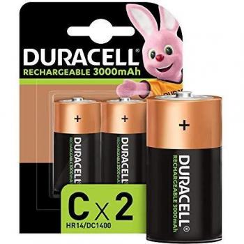 Pila Duracell Recargable C Blister de 2 Unidades