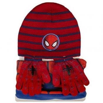 Conjunto braga cuello gorro guantes Spiderman Marvel