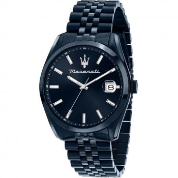 Maserati Attracción 43 mm – Reloj de Hombre con Correa Azul