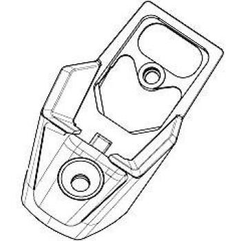 Bosch Kiox-Halterung, Supporto Unisex-Adulti, Nero, Taglia Unica