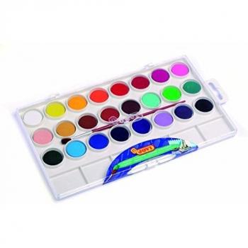 ACUARELA JOVI 24 COLORES ESTUCHE DE PLASTICO