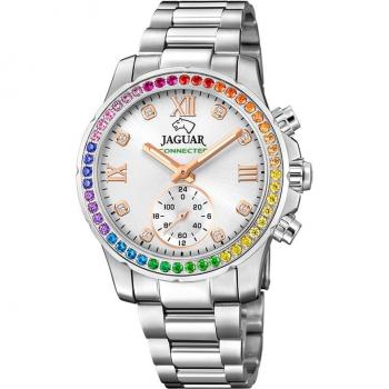 Reloj Conectado De Mujer Jaguar Woman Collection Plateado J980/4
