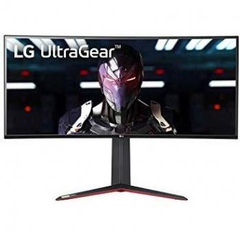 LG 34GL850 UltraGear Gaming Monitor 34 QuadHD UltraWide Curvo 21:9 LED NanoIPS 1ms HDR 400, 3440x1440, G-Sync Compatible e AMD FreeSync Premium 160Hz, HDMI, Display Port, USB Hub, Flicker Safe, Nero
