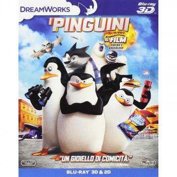 PINGUINI DI MADAGASCAR IL FILM I BLU RAY 3D + BLU RAY