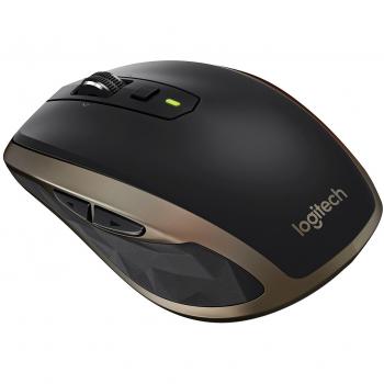 Logitech MX Anywhere 2 Wireless Mouse for Windows and Mac with Bluetooth and Unifying, Standard, Black Meteorite