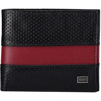 TOTTO Cartera de Cuero Hombre Estampados