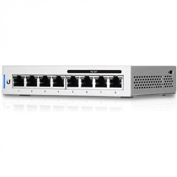 UniFi Switch 8 Ports Gigabit Ethernet (10/100/1000) con Power over Ethernet (PoE)