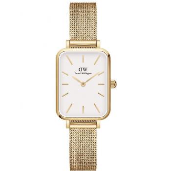 Daniel Wellington Reloj Cuadro Presionado EverGold Oro 20x26 mm