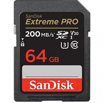 Sandisk Secure Digital Extreme Pro 64GB XC V30 UHS I
