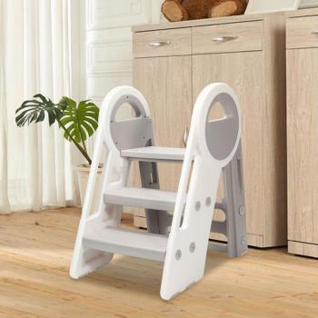 Taburete Infantil Hengda de 3 Peldaños con Pedal Extraíble