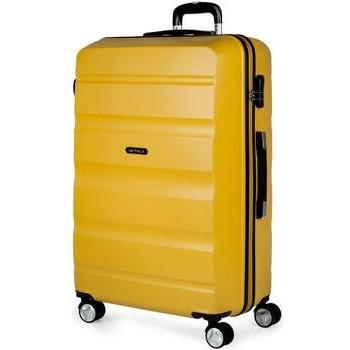 ITACA. Maleta de Viaje Rígida 4 Ruedas Grande XL T71670 mostaza