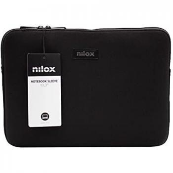 Nilox NXF1301 borsa per laptop 33,8 cm (13.3) Custodia a tasca Nero
