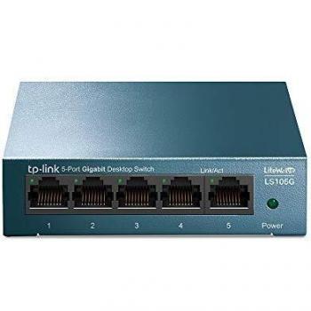 TP-LINK LS105G Non gestito Gigabit Ethernet (10/100/1000) Blu