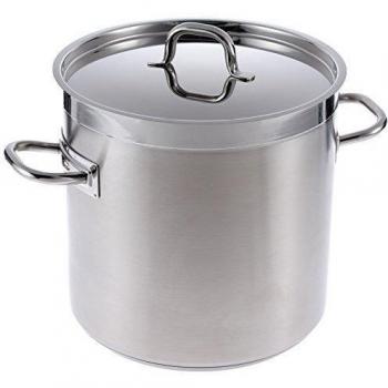 Lacor Chef Lux Olla de Sopa sin Tapa, Plateado, 28 Ø(cm)