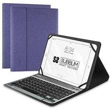 Custodia Tablet Viola 10,1 con Tastiera Integrata