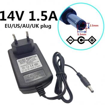 Adaptador de 14V 5.5x2.5mm y 5.5x2.1mm