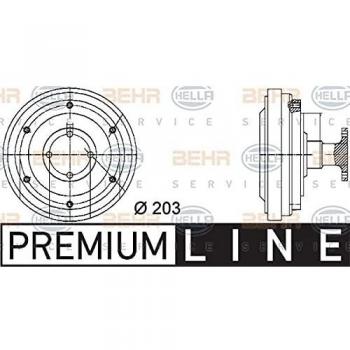 MAHLE CFC 37 000P Embraiagem e Ventilador do Radiador