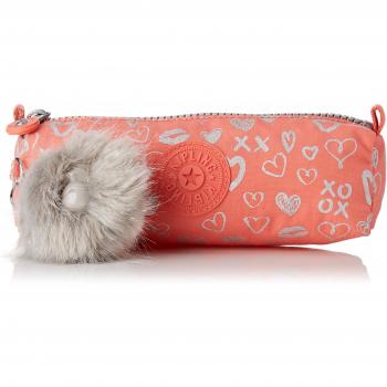 Kipling Freedom Estuche, 22 cm, 1 Litro, (Rosa Vibrante)