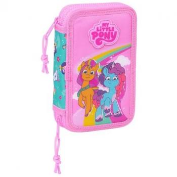 Estuche Escolar Doble MY LITTLE PONY MAGIC 28 piezas