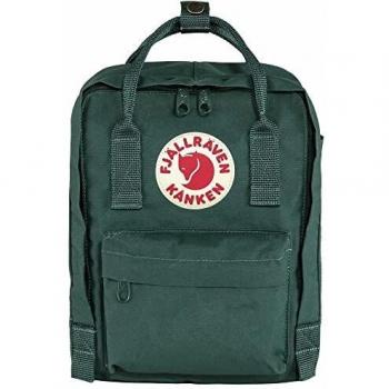 Mochila para caminar Fjallraven Kanken mini verde artico 7 litros perlante