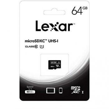 Lexar 64GB microSDXC UHS-I memoria flash classe 10