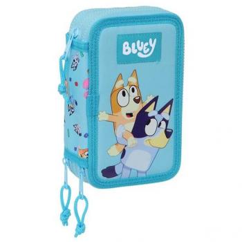 PLUMIER TRIPLE 36 PIEZAS BLUEY 12,5x19,5x5,5CM