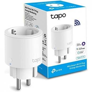 Enchufe Inteligente WiFi TP-Link Tapo P115 Controlador de Energía