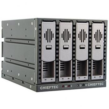 Chieftec 5.25 Backplane SSD‑SAS SST-3141 in Nero e Argento