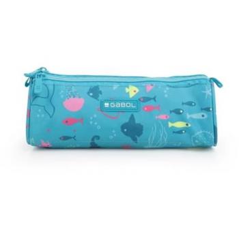 Estuche triple Gabol Aqua 22x7x7 cm