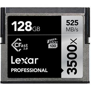 Lexar CFast 2.0 128GB Scheda di Memoria Professionale