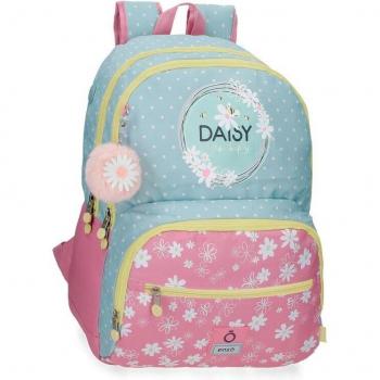 Mochila escolar Enso Daisy doble Compartimento rosa